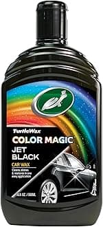 Color Magic, Colour Restoring CarPolish, Jet Black, Minor Car Scratch Remover, Enhances Car Paint Colour, Providing Showroom Shine and CarWax Protection, 500ml, Pack of 1