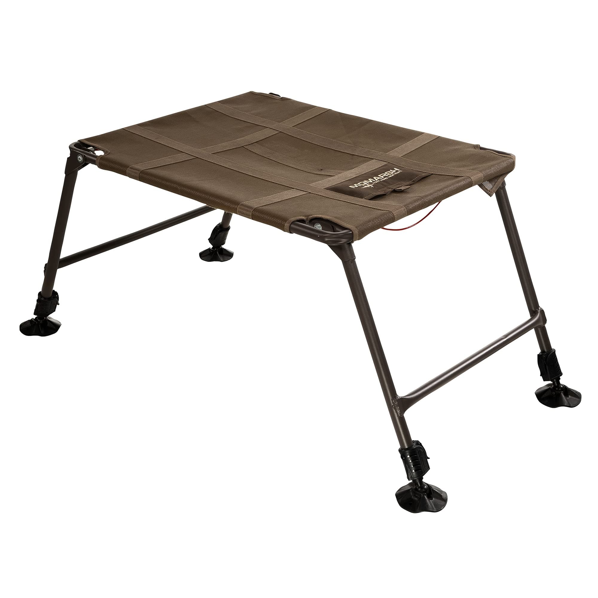 Momarsh Final Stand Dog Adjustable Training Platform & Storage Panel | Hunting Stand | Elevated Pet System for Place, Agility & Steadiness | Dog Trainer System | Mesh Bottom Mud Feet | 150lb Capacity