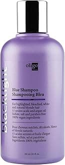 Blacklight Blue Shampoo - Sulfate-Free Blue Shampoo for Blonde and Color Hair - Revive Treated Hair - Refreshes Faded Highlights - 11 Amino Acids and Moisturizing Formula - 8.5oz