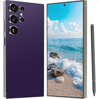 I25 Ultra 5G Unlocked Phones 8+512GB Android13 Smartphone Battery 7000mAh 6.9" HD Screen Unlocked Cell Phone,48MP+108MP Camera/Face ID/5G/Fingerprint Lock/Dual SIM/GPS (Purple)