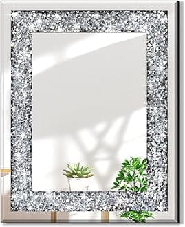 Diamond glass mirror 16x20inches