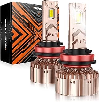 SEALIGHT H11/H8/H9 Bulbs 84,000LM 900% Brightness Light Bulbs, 6500K Cool White Bulbs with 25000RPM Fan, Plug and Play ATV/UTV, 10-Year Extended Lifespan IP68 Waterproof, Pack of 2