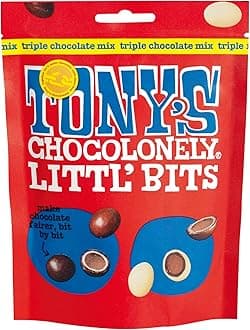Littl’ Bits Triple Chocolate Mix Balls - Mini Chocolates in Sharing Pouch - 100g