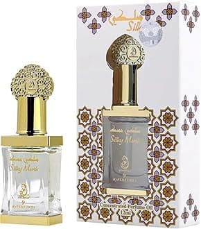My Perfumes SILKY MUSK from ARABIYAT Non Alcoholic Attar or Concentrated Perfume Oil for Men and Women 12ml
