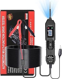 Power Circuit Probe Tester,3.5-36V DC Circuit Tester Automotive,Test Light,Fuse & Voltage Tester,Automotive Short Circuit Breake Finder Electrical Tools (Black)