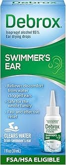 Swimmer’s Ear Drops with Isopropyl Alcohol, Ear Drying Drops for Adults and Kids, 1 Fl Oz