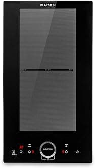 Klarstein Induction Hob, 3500W Electric Hobs Induction Cooker, 2 Ring Electric Pan Hob, Built-In Table Top Cookers w/ 2 Hobs, Touch Control, Inductions Heater Cooktops, Hot Plates for Cooking
