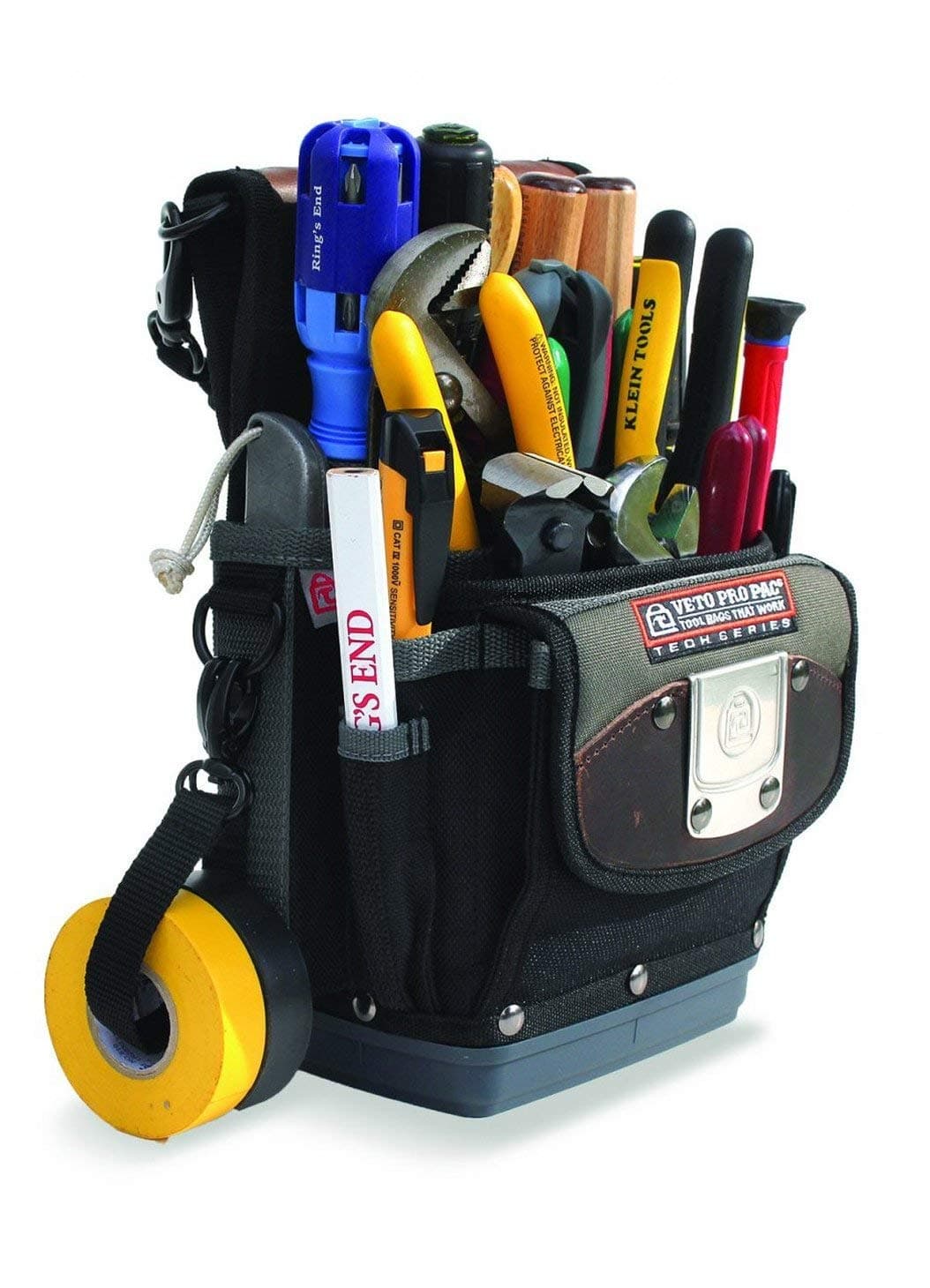 Pro Pac TP4-B Tool Pouch with Hard Plastic Base