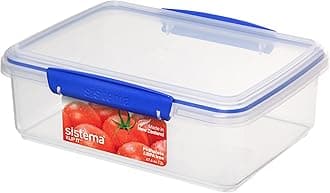 KLIP IT Food Storage Container | 2 L | Airtight & Stackable Meal Prep Container with Lid | School Lunch Box | BPA-Free | 1 Count