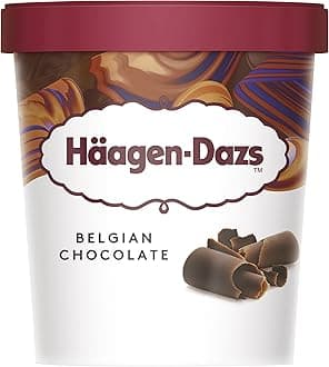 Haagen-Dazs Belgian Chocolate Ice Cream, 460ml (Frozen)