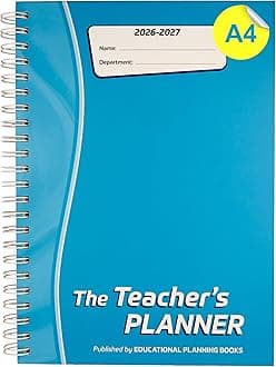 Ltd The Teacher's Planner 2023-24: A4, Turquoise, 6 Period (TP3-T)