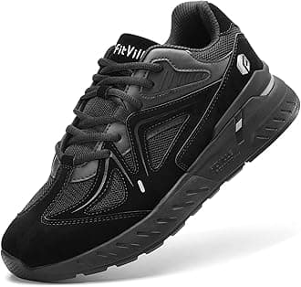 FitVille Wide Walking Shoes, 2E 4E 6E Men's Sneakers, Running Shoes, Thick Sole, Breathable, Lightweight, Exercise, Long Distance, Standing Work