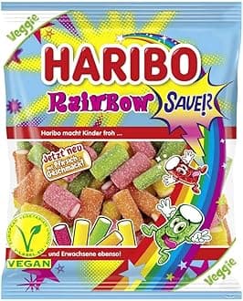 Haribo Rainbow Sauer Gummy Candy 160g