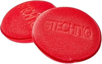 Gtechniq AP3 Dual Layered Soft Foam Applicator for Glass Surface Preparation and Treatment, 1 Count, Red