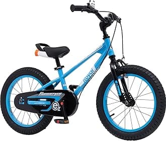 Royalbaby EZ Kids' Innovation 2-in-1 Balance & Pedal Learning Bicycle, 12/14/16/18 Inch for Boys & Girls Ages 3-9 Years, Multiple Colors