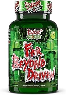 Psycho Pharma Far Beyond Driven, for Increased Energy to Burn with Improved Focus, Positive Mood.