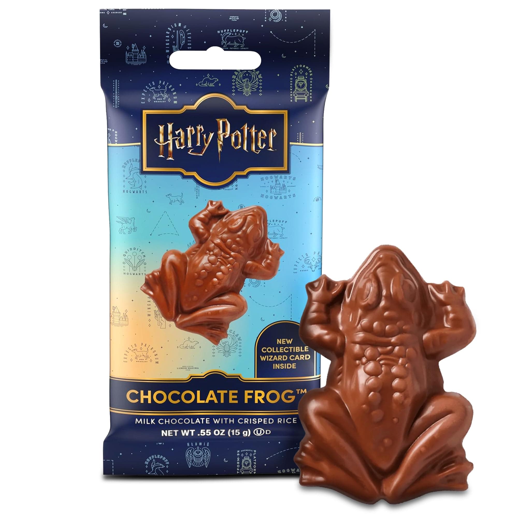 Milk Chocolate Frog with Collectible Wizard Trading Card .55oz