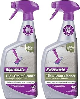Rejuvenate Bio-Enzymatic Scrub Free Tile and Grout Cleaner Lightens and Brightens Every Time (32oz) (Pack of 2)