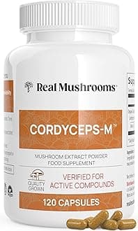 Cordyceps Capsules - Performance Supplement with Cordyceps Mushroom Extract for Energy & Immune Support Vegan Supplement, Non-GMO, 120 Caps