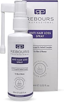 Hair Regrowth Treatment with 5% Procapil – Anti Hair Loss & Hair Growth Spray for Stronger, Fuller Hair – Residue-Free Formula – Suitable for All Hair Types (Pack of 1)