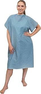 Hospital Gown Back Tie - Blue or White - 3 Pack