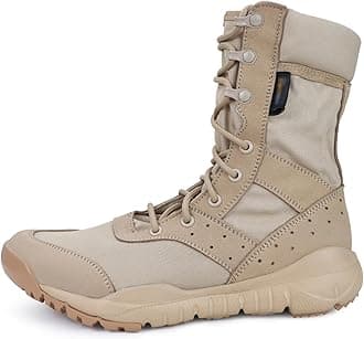 Tactical Boots for Men Lightweight Military Combat Boots Waterproof Comfortable for Work & Security
