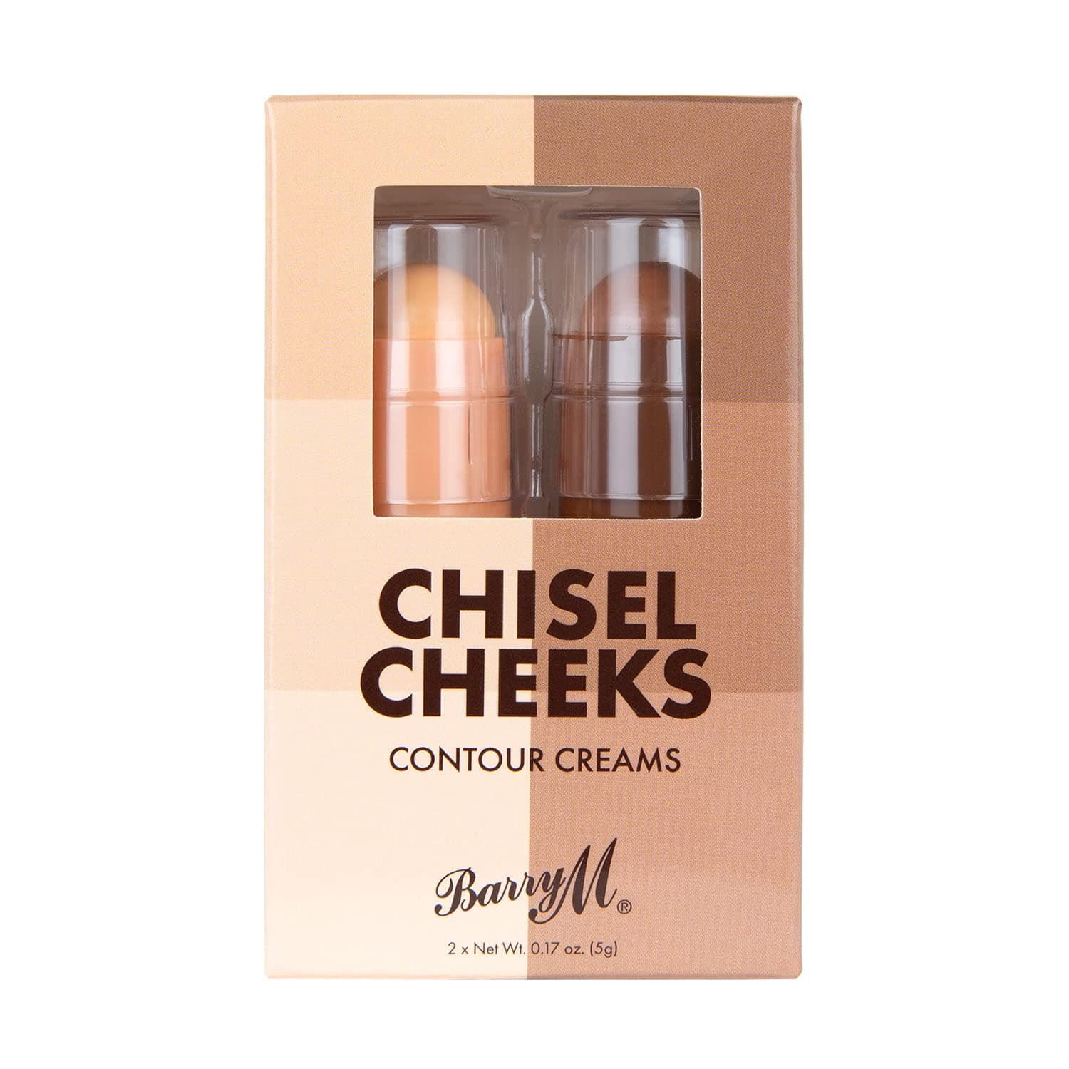 Cosmetics Chisel Cheeks Contour Creams, Multi, 2 Count (Pack of 1)