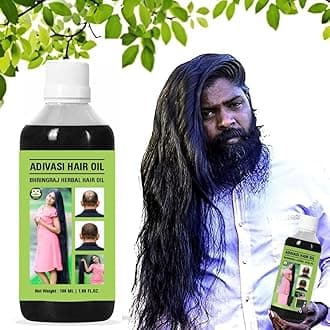 COUCHLYOriginal Adivasi Hair Oil 100ML for Hair Fall with Onion, Rosemary, Castor, Amla, Almond, Coconut, Brahmi & Bhringraj Oil for Men & Women Pack of 1