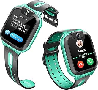 Watch Phone Z1, 4G Smart Watch for Kids with Real-Time HD Video & Phone Call, Smart Watch for Girls with Real-Time GPS Location, Smartwatch for Boys with IPX8 Water Resistance (Green)