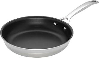 Le Creuset Tri-Ply Stainless Steel 9-1/2-Inch Nonstick Omelet Pan