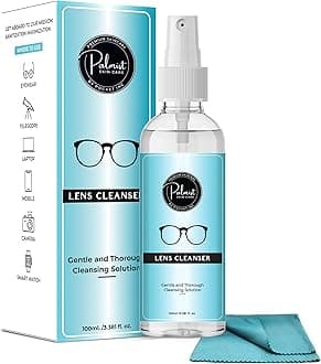 Palmist Lens Cleaner for Spectacles; Lens Cleaner Liquid Spray for DSLR Cameras; For Contact Lenses, Eye Glasses, Laptops, Cellphones, Fine Mist Spray For Easy Cleaning 100 ml
