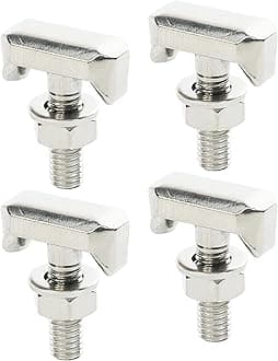 Battery Terminal Bolt,Car Accessories Battery Terminal T-Bolt Kit,Battery Terminal Nuts Replacement,Car Battery Cable Extender T Bolt,Replace #19116852,6X0915138,61128373946,64740 (4PCS)