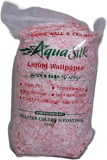 Aqua Silk Long Lasting Decortive Interior Liquid Wallpaper 101_Pink