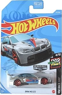 1:64 Scale Die-Cast Car Model BMW M3 GT2 Silver Zamac Kid Unisex Children's Toy Car Racing Toy Cars
