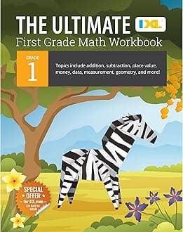 The Ultimate Grade 1 Math Workbook: Addition, Subtraction, Place Value, Money, Data, Measurement, Geometry, Bar Graphs, Comparing Lengths, and Telling ... Curriculum (IXL Ultimate Workbooks) Paperback – 1 Dec. 2019