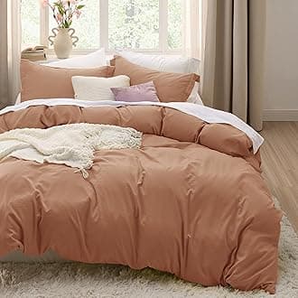 Taupe Duvet Cover Queen Size - 3 Pieces Prewashed Cotton-Like Extra Soft Bedding Set, Includes 1 Duvet Cover 90x90 Inches with Zipper Closure & 2 Pillow Shams, Comforter Not Included