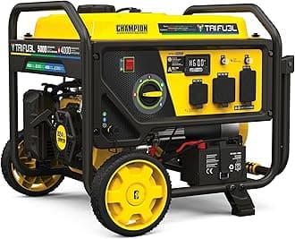 4000W Electric Start Tri Fuel Portable Generator with CO Shield