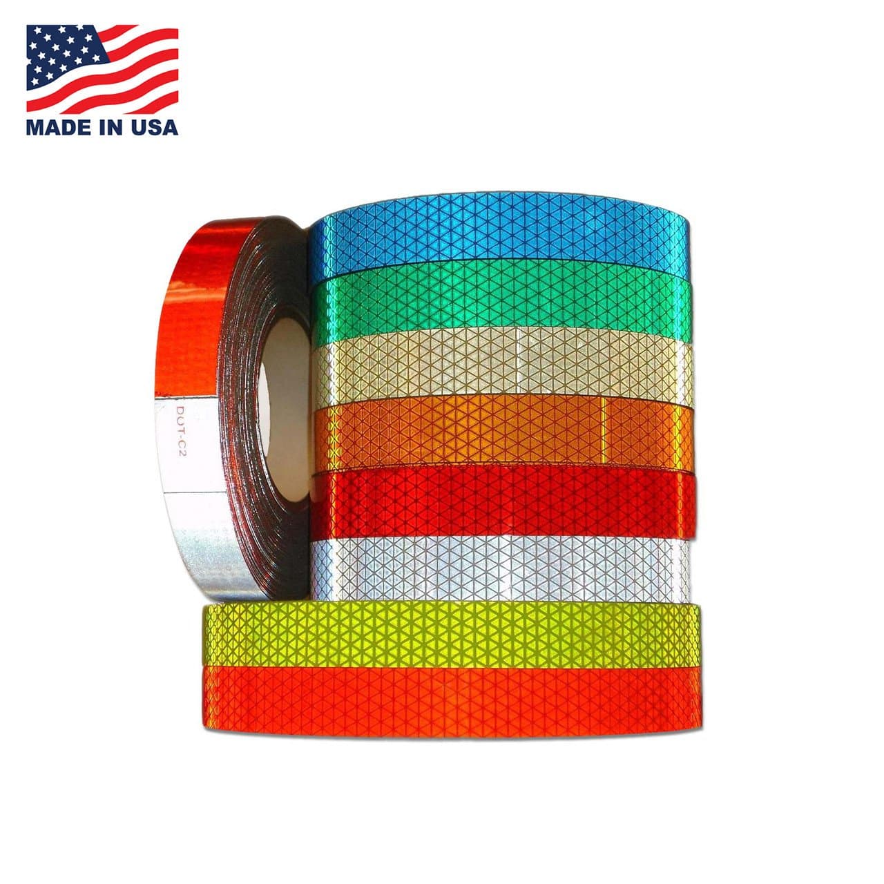 DOT Reflexite Conspicuity Solid Colors - Reflexite V92 Tape (V92DB) (Orange, 4" (100mm), Subpack)