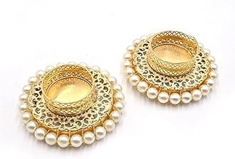 12 Pcs Assorted Indian Decorative Tea Light Candle Holders Traditional Handmade Diya for Pooja, Diwali Decoration and Festival Gifts for Home