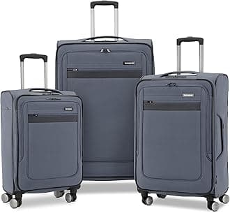 Ascella 3.0 Softside Expandable Luggage with Spinner Wheels, 3-Piece Set (20/25/28), State/Black