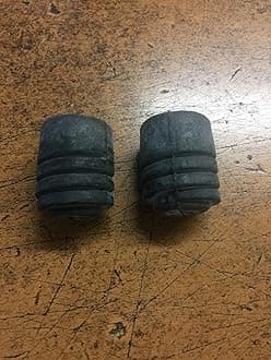 SET OF (2) NEW OEM NISSAN RUBBER HOOD BUMPERS - FITS MANY MODELS PLEASE SEE LIST BELOW