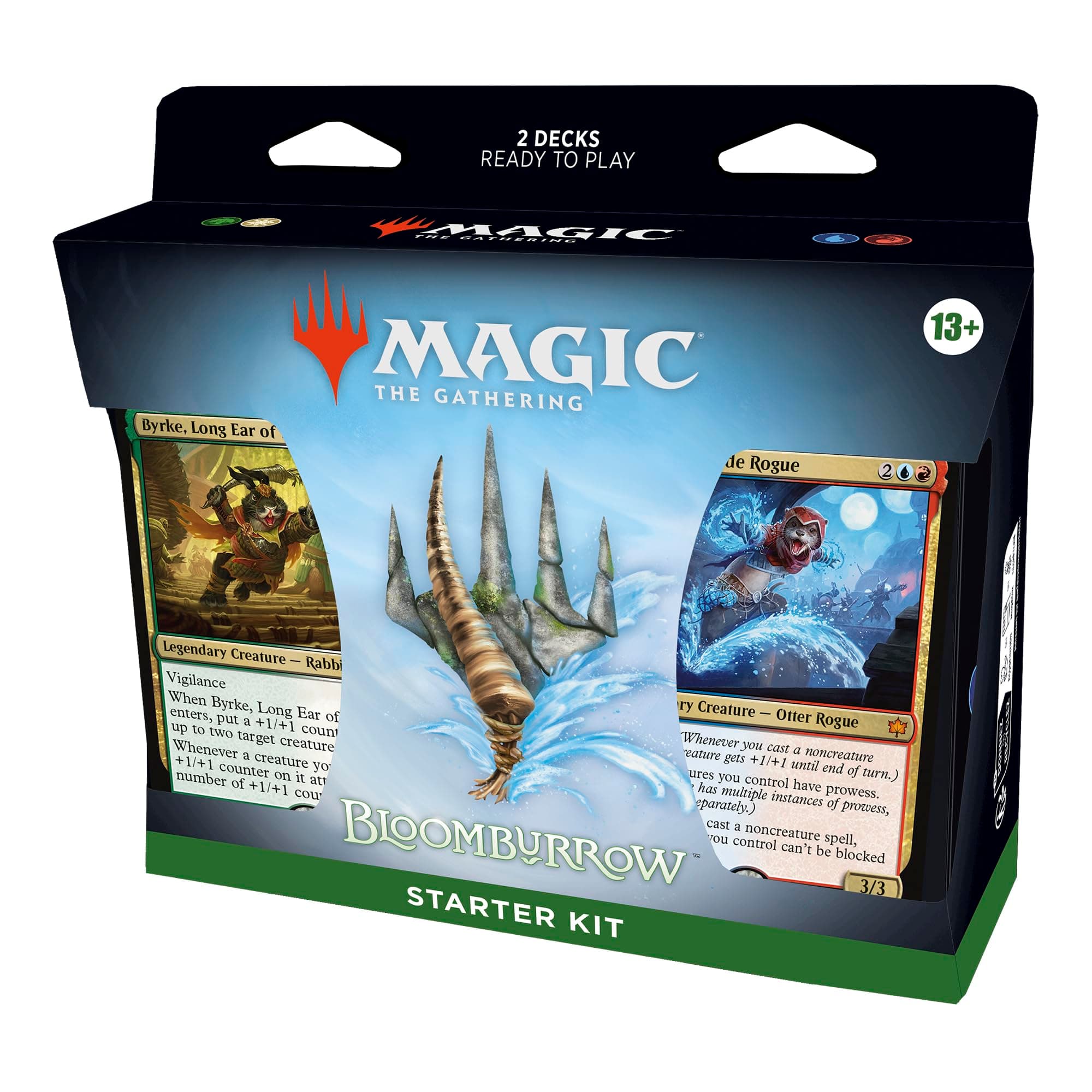 Magic: The Gathering Bloomburrow Starter Pack | Learn Magic with 2 Bloomburrow Decks | Trading Card Game for Two Players from 13