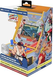 My Arcade DGUNL-4185 Super Street Fighter II - Micro Player Pro Portable Retro Arcade (2 Games in 1)
