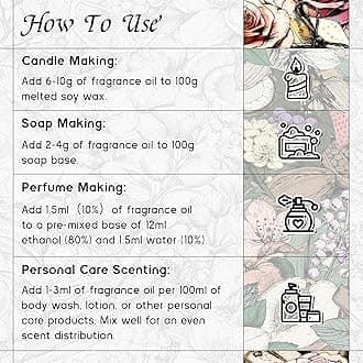 HIQILI Honeysuckle Fragrance Oil for Home Diffuser, Perfect for Candle & Soap Making, Relaxation, Beautiful Gifts - 5.07 Fl Oz