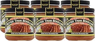 Premium Ham Base, Made with Seasoned Ham, Blendable Base for Added Flavor, 38 Servings Per Jar, 8-Ounce Jar (Pack of 6)