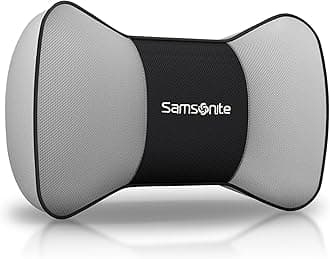SAMSONITE - Car Neck Pillow, Helps Elevate Comfort, 100% Pure Memory Foam, Fits Most Vehicles