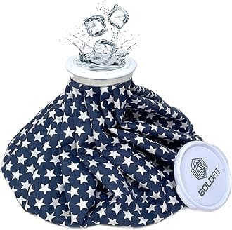 Boldfit Ice bag for Pain Relief Cold - Ice Pack Bag for Pain Relief - Cold Water Bag for Pain Relief, Injuries, and Cold Therapy (12 Inch - Blue Star for Adults)