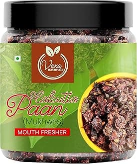 VEXA NATURALS Calcutta Meetha Paan Mukhwas Mouth Freshener, 400grams | Without Supari |Sweet Paan Hygienically Packed Jar | Traditional Mukhwas