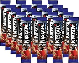 Nescafe Original Decaffeinated Double Filtered Coffee Sticks, 0.06 oz / 1.8 g, 20 Pack