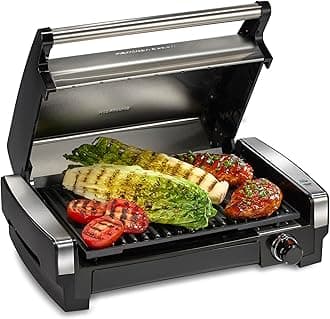 Hamilton Beach 118 sq. in. Electric Indoor Searing Grill